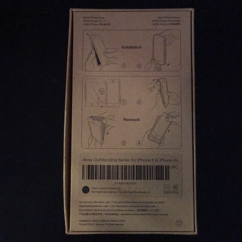 Brand new AKNA 6/6s iPhone case - Picture 2 of 3
